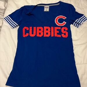 PINK VICTORIA’S SECRET Chicago cubbies shirt